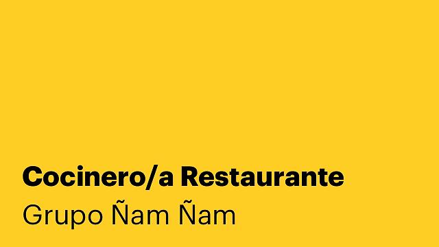 Cocinero/a Restaurante