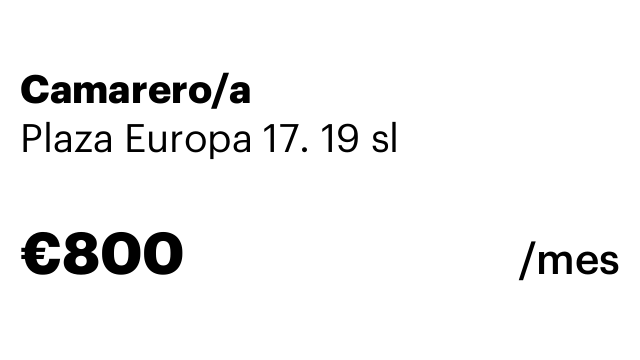 Camarero/a