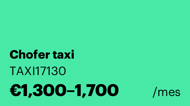 Chofer taxi