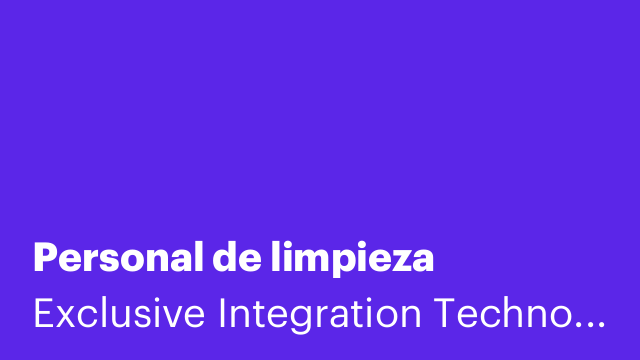 Personal de limpieza