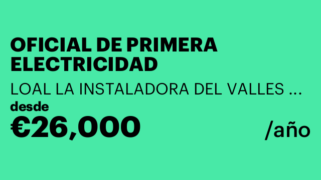 OFICIAL DE PRIMERA ELECTRICIDAD