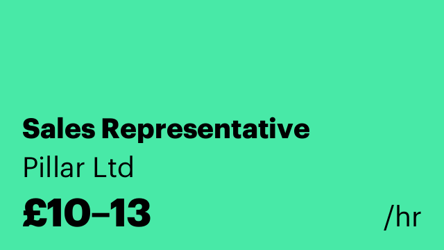 Sales Representative