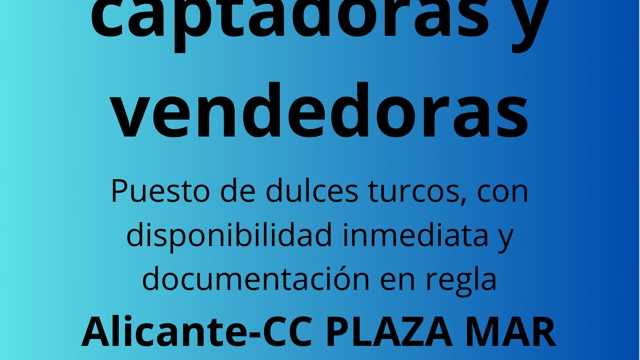 Captadoras / vendedoras