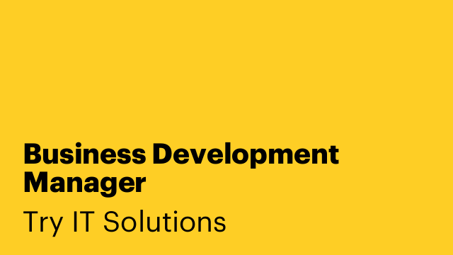 Business Development Manager
