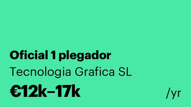 Oficial 1 plegador