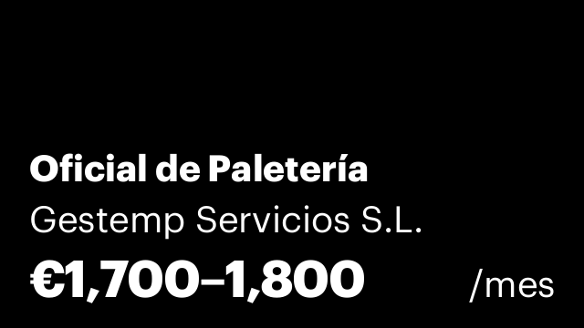 Oficial de Paletería