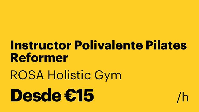 Instructor Polivalente Pilates Reformer