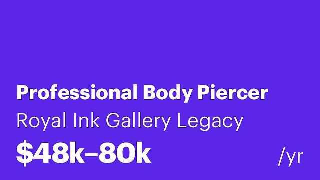 Professional Body Piercer