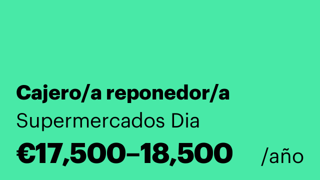 Cajero/a reponedor/a
