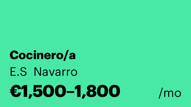 Cocinero/a