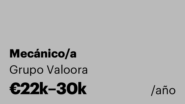 Mecánico/a