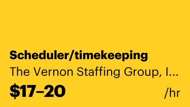 Scheduler/timekeeping