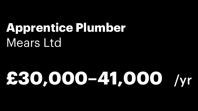 Apprentice Plumber