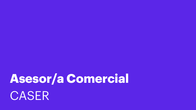 Asesor/a Comercial