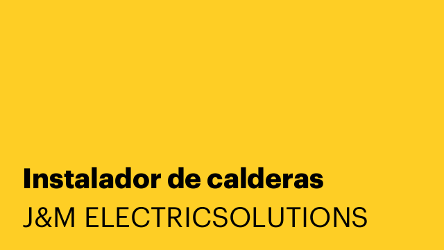 Instalador de calderas