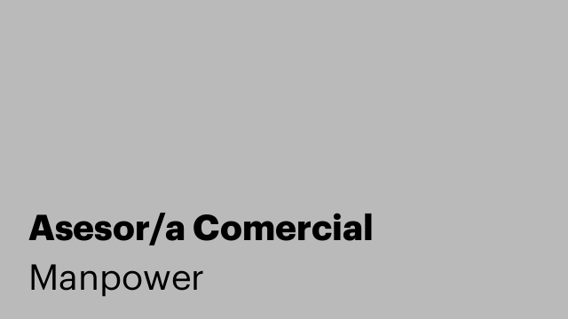 Asesor/a Comercial