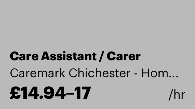 Care Assistant / Carer