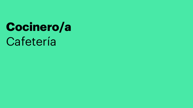 Cocinero/a