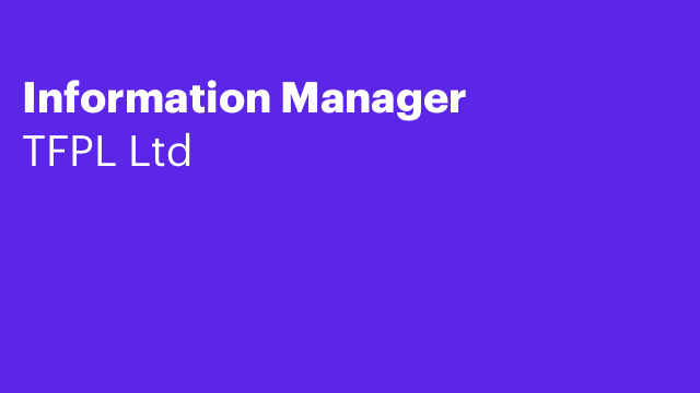 Information Manager
