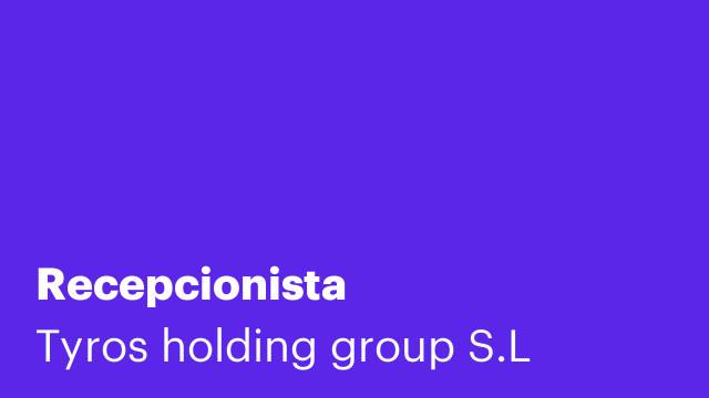 Recepcionista