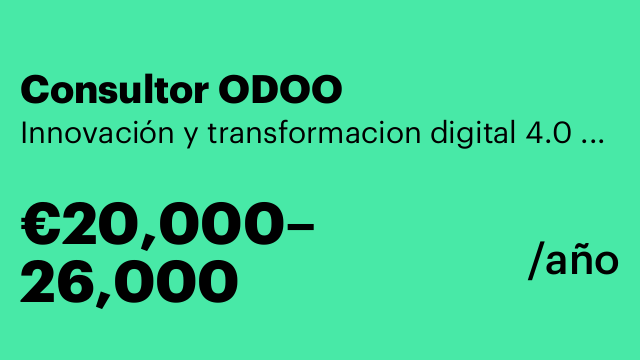 Consultor ODOO