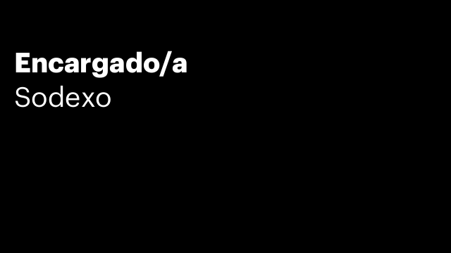 Encargado/a