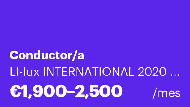 Conductor/a
