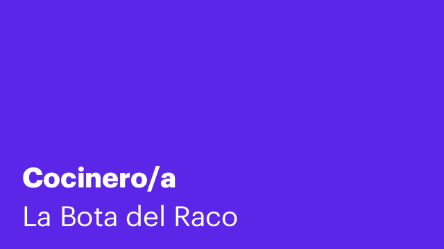 Cocinero/a