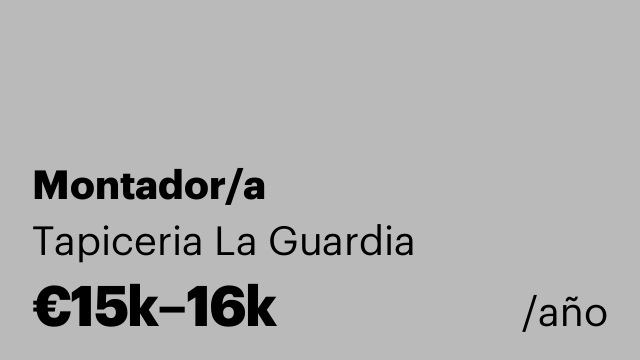 Montador/a