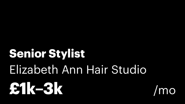 Senior Stylist