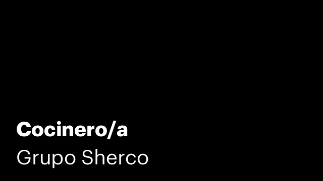 Cocinero/a