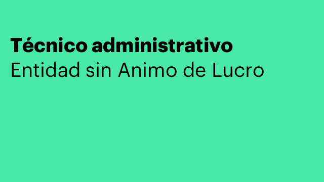 Técnico administrativo