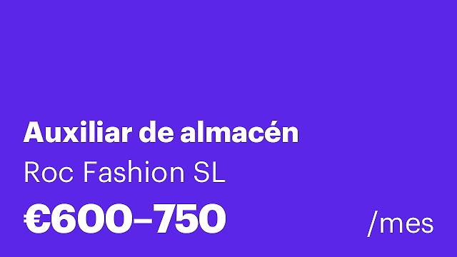 Auxiliar de almacén