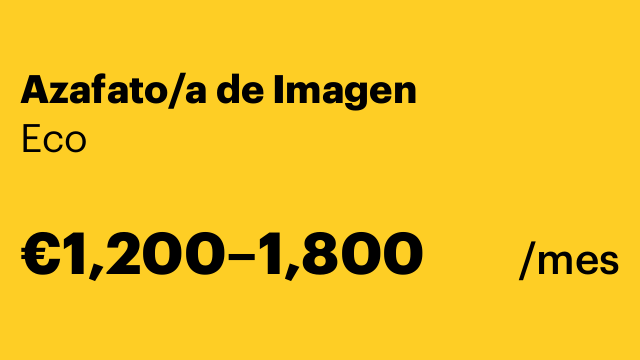 Azafato/a de Imagen
