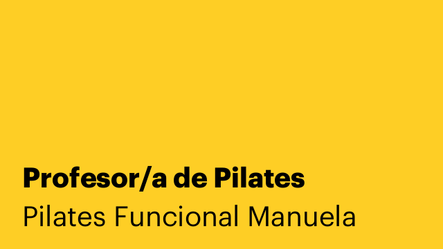Profesor/a de Pilates
