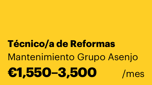 Técnico/a de Reformas