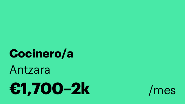 Cocinero/a
