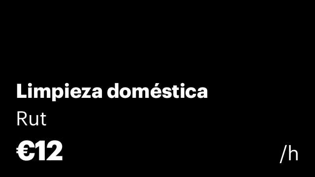 Limpieza doméstica