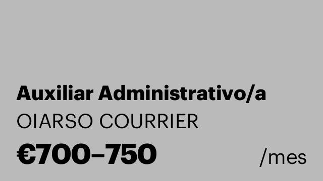 Auxiliar Administrativo/a
