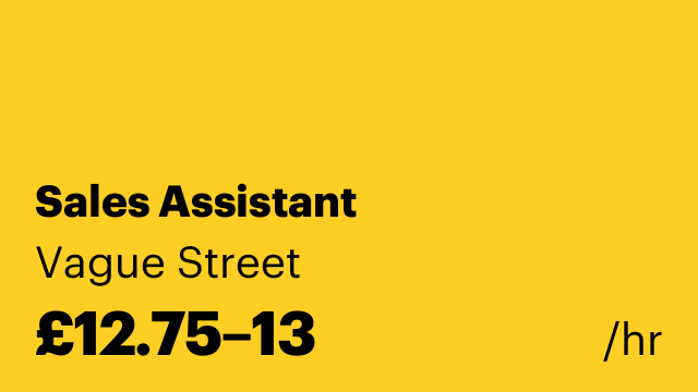 Sales Assistant