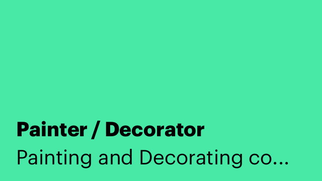 Painter / Decorator
