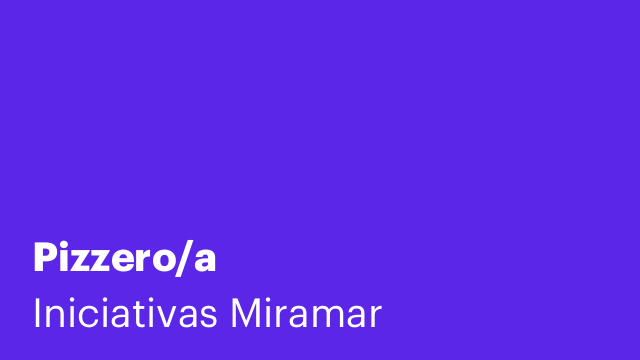 Pizzero/a