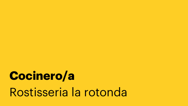 Cocinero/a