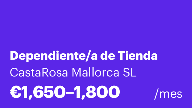Dependiente/a de Tienda