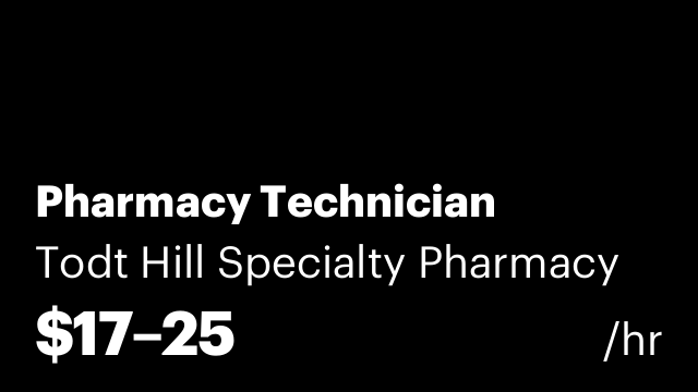 Pharmacy Technician
