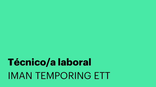 Técnico/a laboral