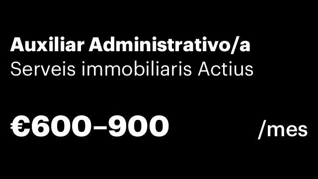 Auxiliar Administrativo/a