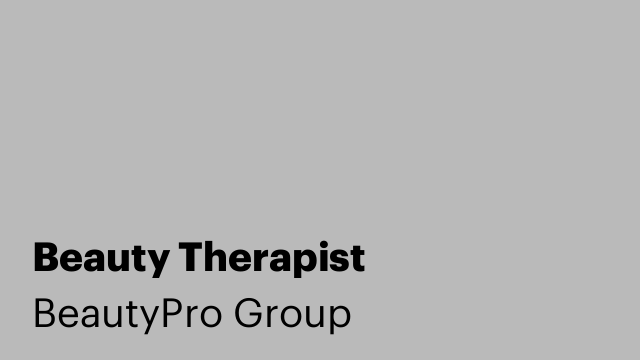 Beauty Therapist
