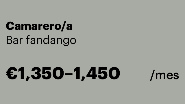 Camarero/a