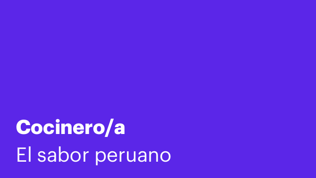 Cocinero/a